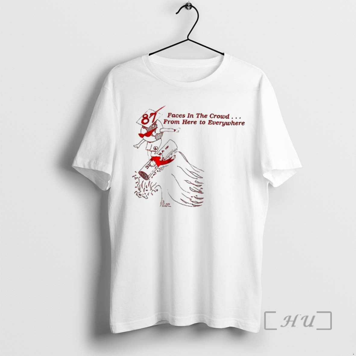 Officials Face In The Crowd From Here To Everywhere T-Shirts, Hoodie, Sweatshirt | DripVista.com