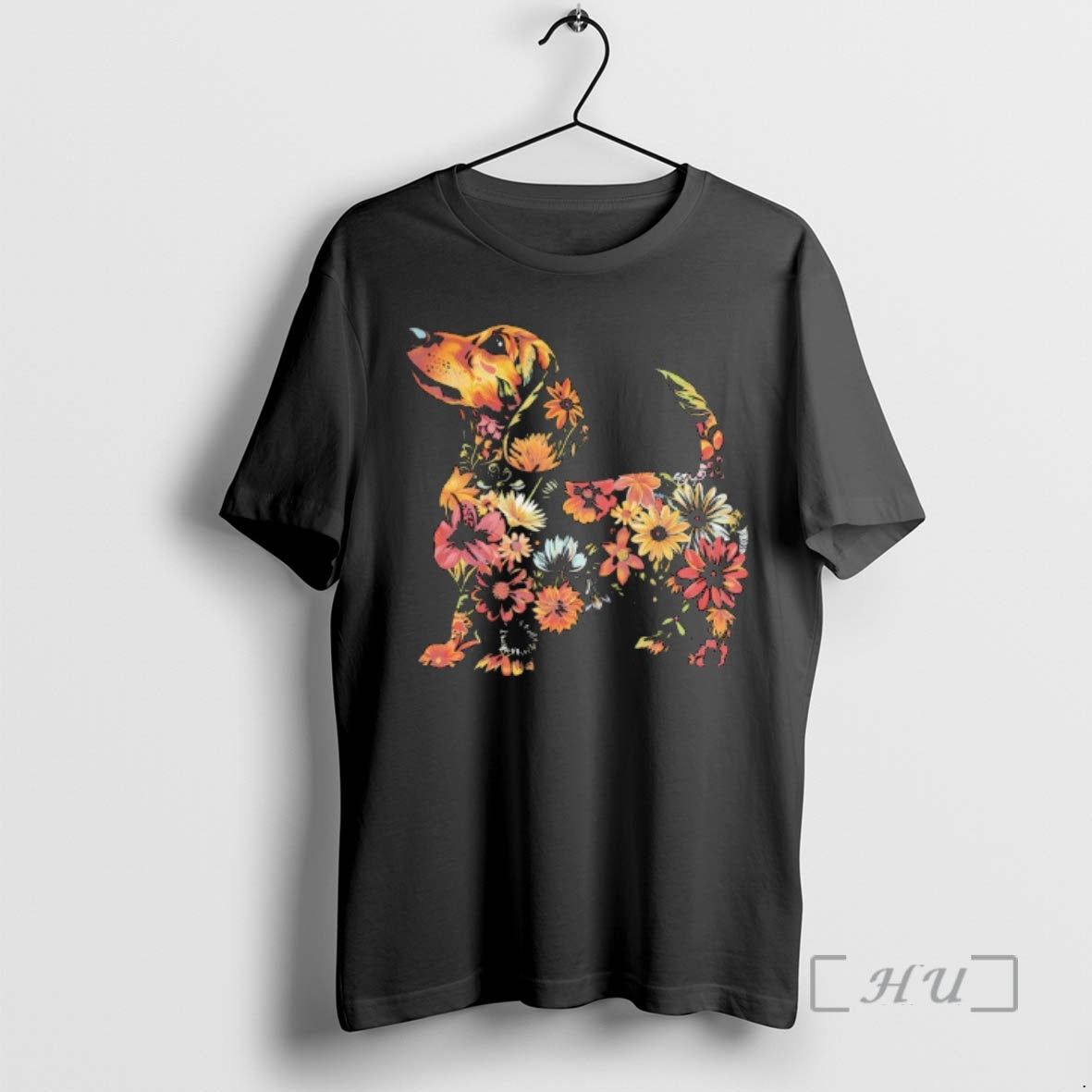 Officials Floral Dachshund Vintage T-Shirts, Hoodie, Sweatshirt | DripVista.com