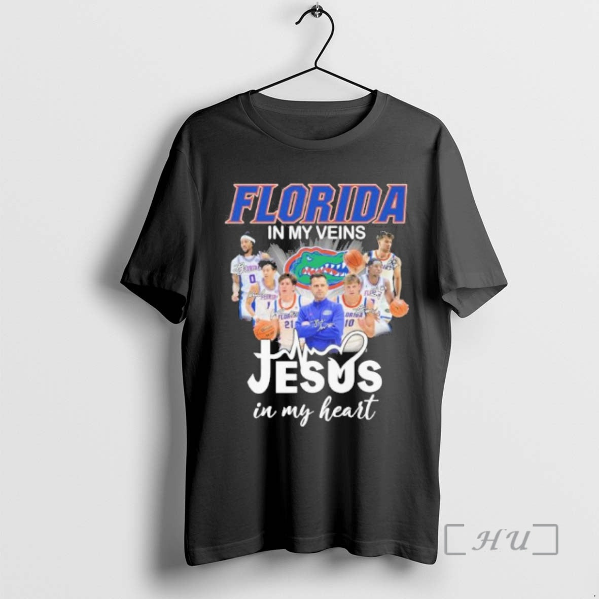 Officials Florida Mens Basketball In My Veins Jesus In My Heart Premium T Shirts Sweater Hoodie, Sweatshirt | DripVista.com