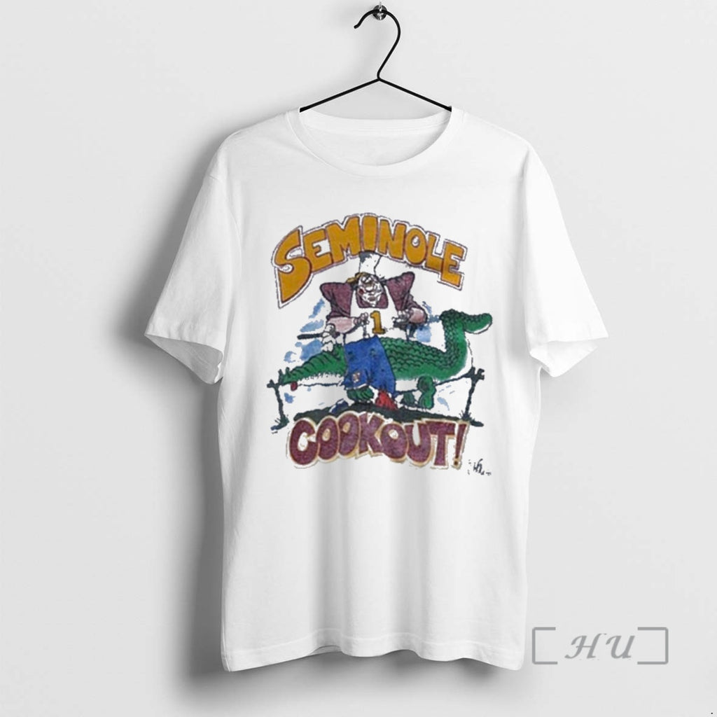 Officials Florida State Florida Gators Seminole Cookout 2025 T-Shirts, Hoodie, Sweatshirt | DripVista.com