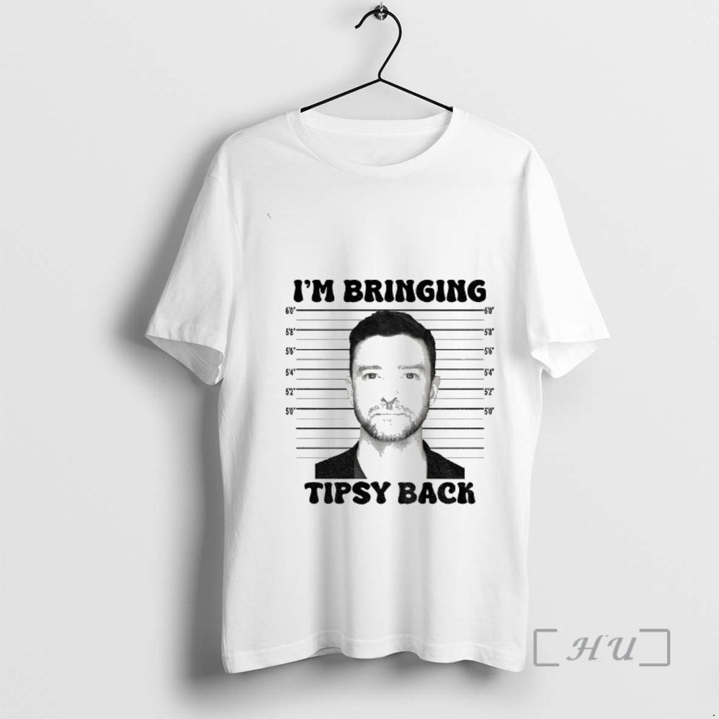 Officials Free Justin Im Bringing Tipsy Back Mugshot Vintage T-Shirts, Hoodie, Sweatshirt | DripVista.com