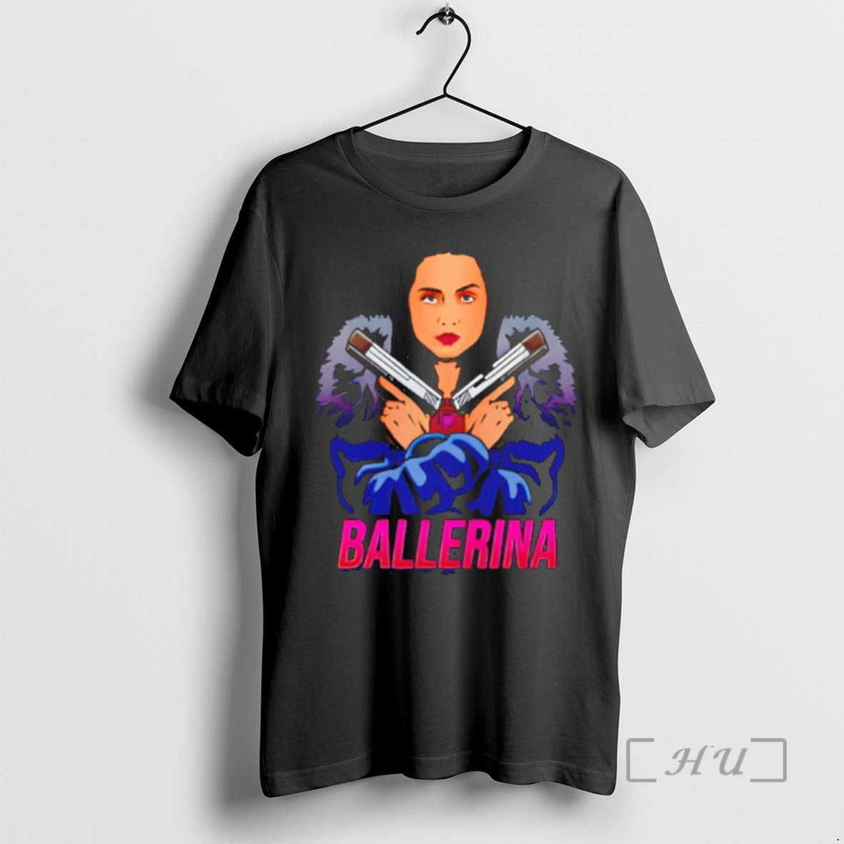 Officials From The World Of John Wick Ballerina With Gun Cartoon Premium T Shirts Sweater Hoodie, Sweatshirt | DripVista.com