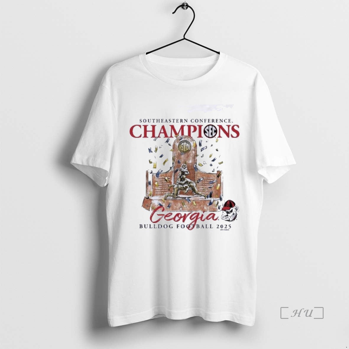 Officials Georgia Bulldogs 2025 Sec Football Conference Champions Trophy T-Shirts, Hoodie, Sweatshirt | DripVista.com