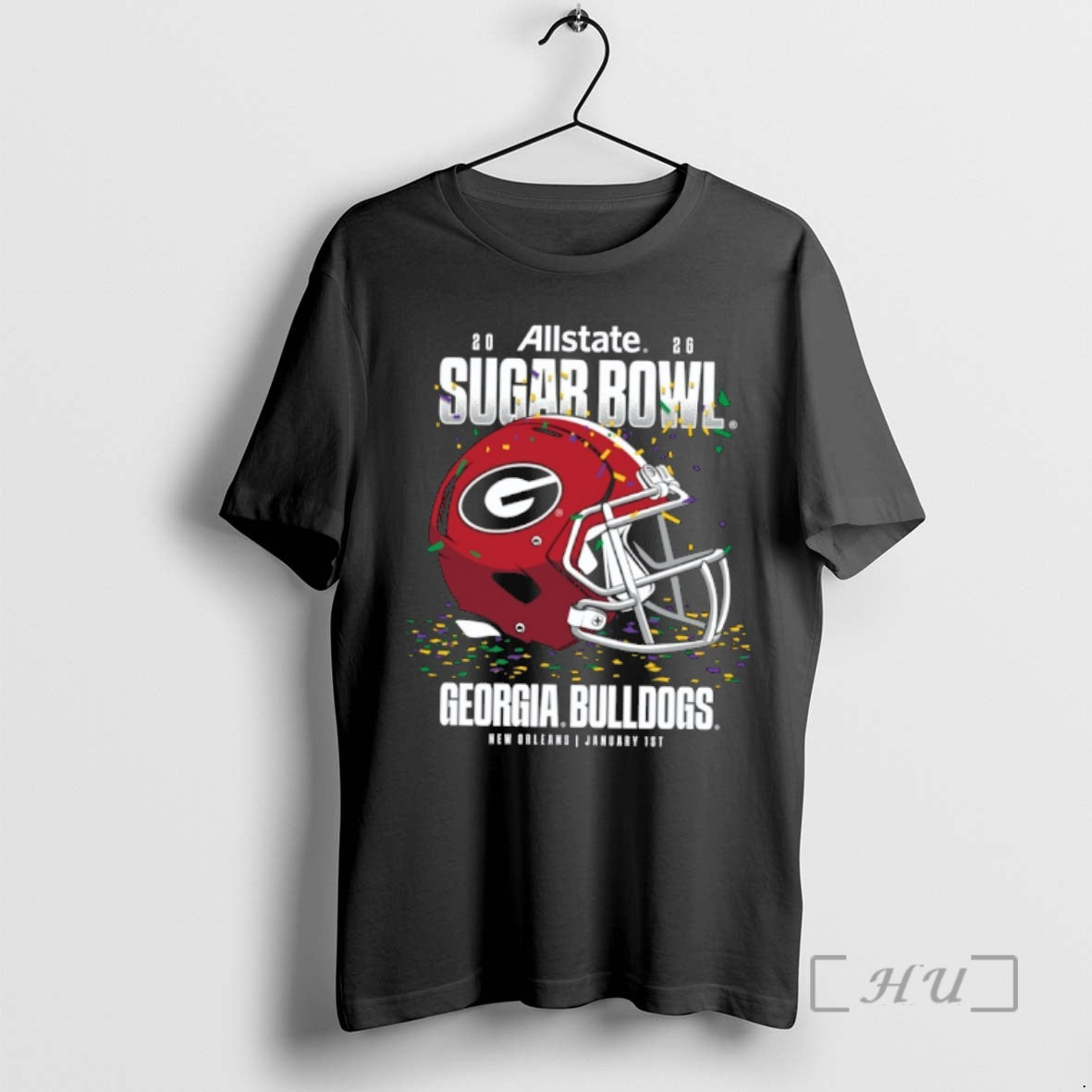 Officials Georgia Bulldogs 2026 Allstate Sugar Bowl Helmet T-Shirts, Hoodie, Sweatshirt | DripVista.com