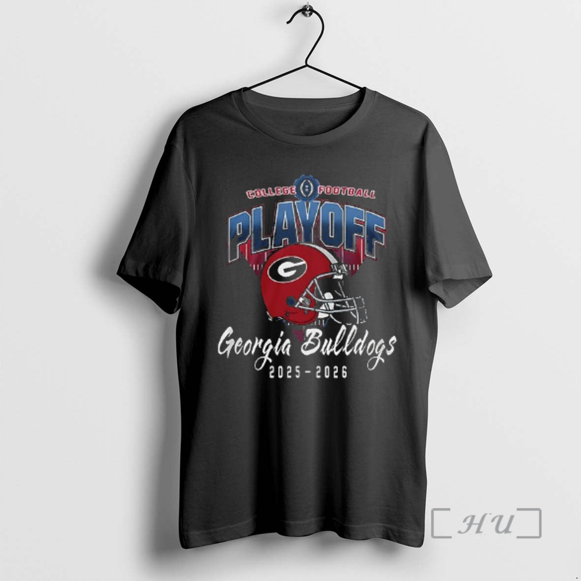 Officials Georgia Bulldogs College Football Playoff Helmet Go Dawgs Sick Em Mascot Double Sided Graphic T-Shirts, Hoodie,...