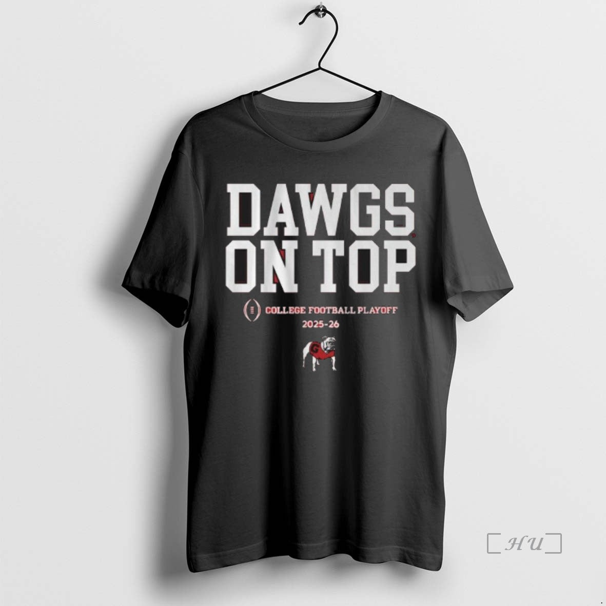 Officials Georgia Football 2025 Cfp Dawgs On Top Slogan T-Shirts, Hoodie, Sweatshirt | DripVista.com