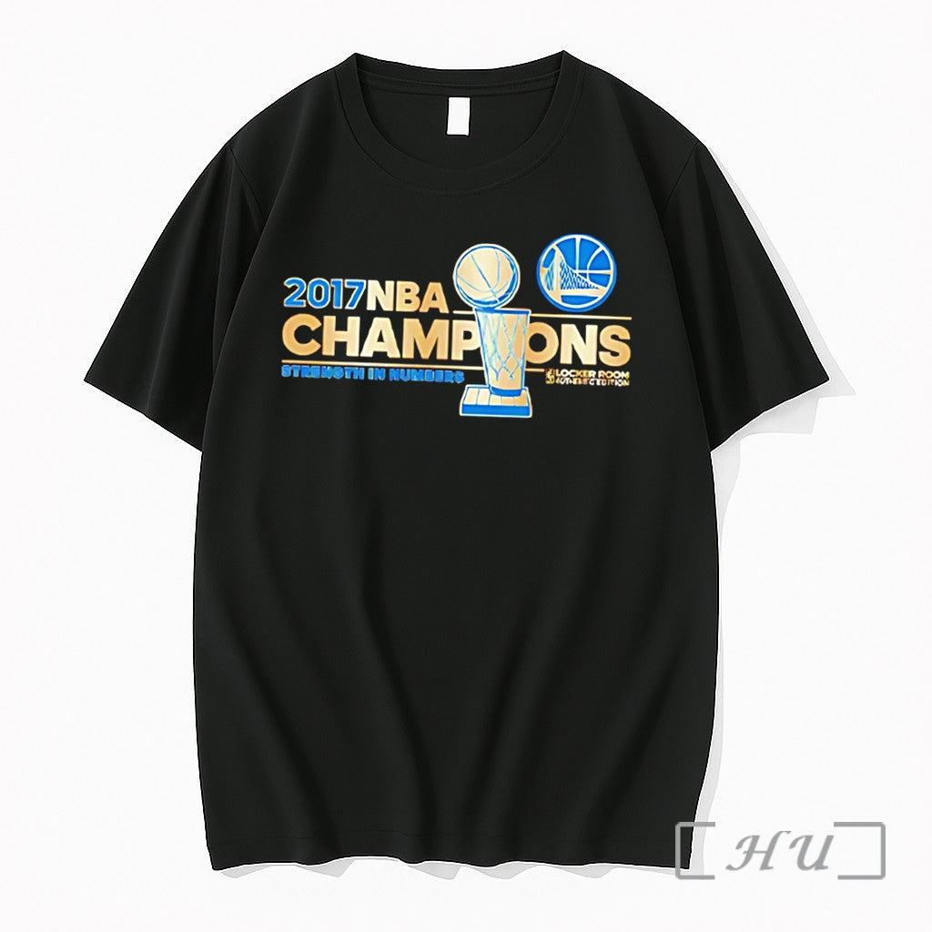 Officials Golden State Warriors 2017 Nba Champions Strength In Numbers Tee Premium T Shirts Sweater