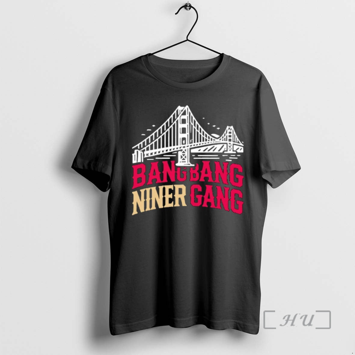 Officials Golden Gate Bridge Bang Bang Niner Gang T-Shirts, Hoodie, Sweatshirt | DripVista.com