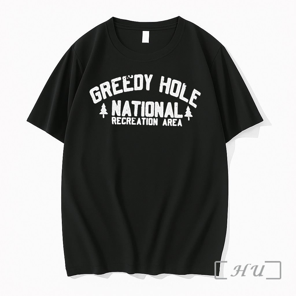 Officials Greedy Hole National Recreation Area Retro Camping Tee