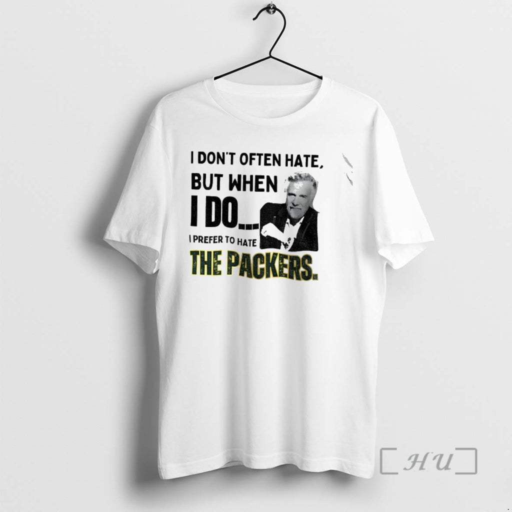 Officials Green Bay Packers I Dont Often Hate But When I Do I Prefer To T-Shirts, Hoodie, Sweatshirt | DripVista.com