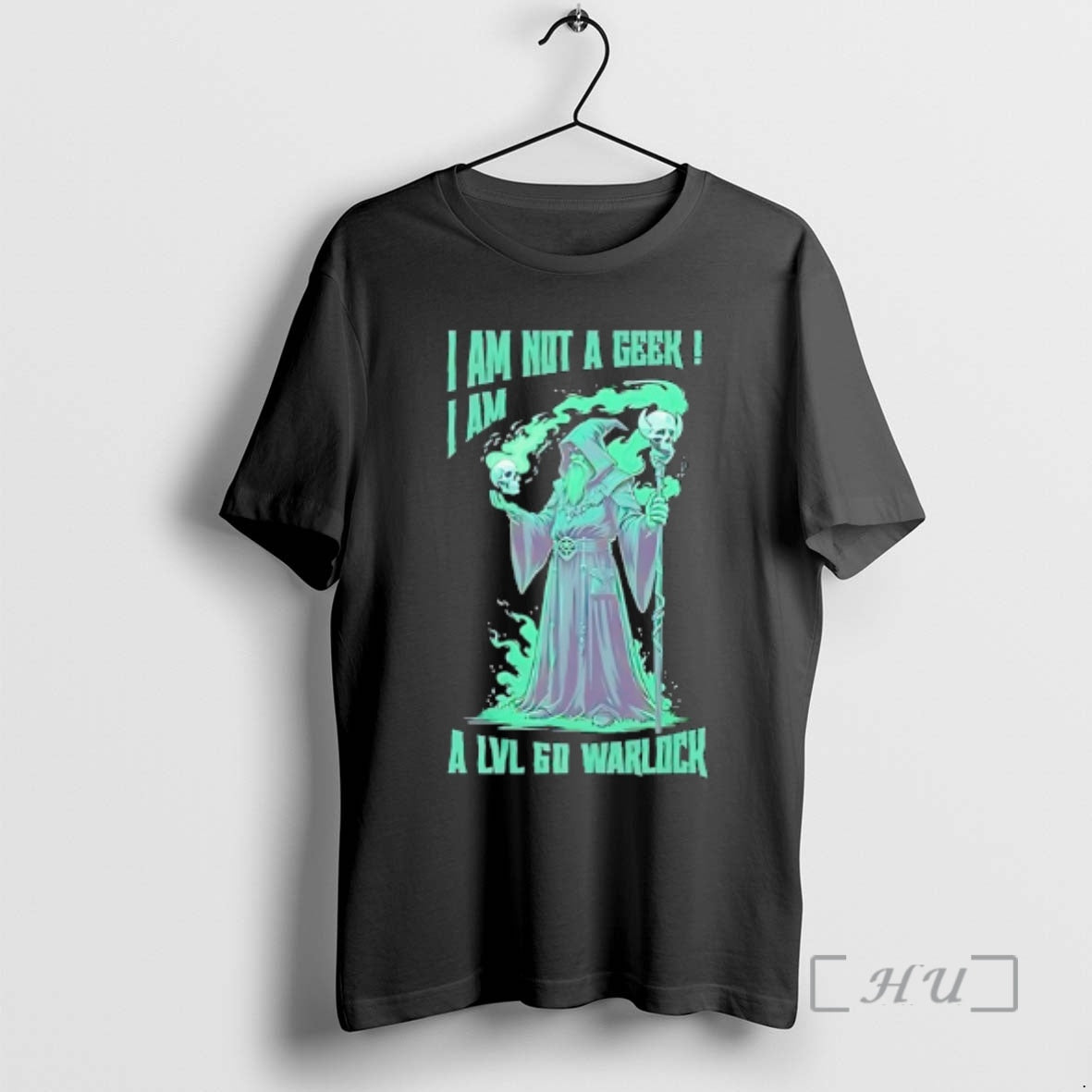 Officials Green Wizard I Am Not A Geek I Am A Lvl 60 Warlock Premium T-Shirts, Hoodie, Sweatshirt | DripVista.com