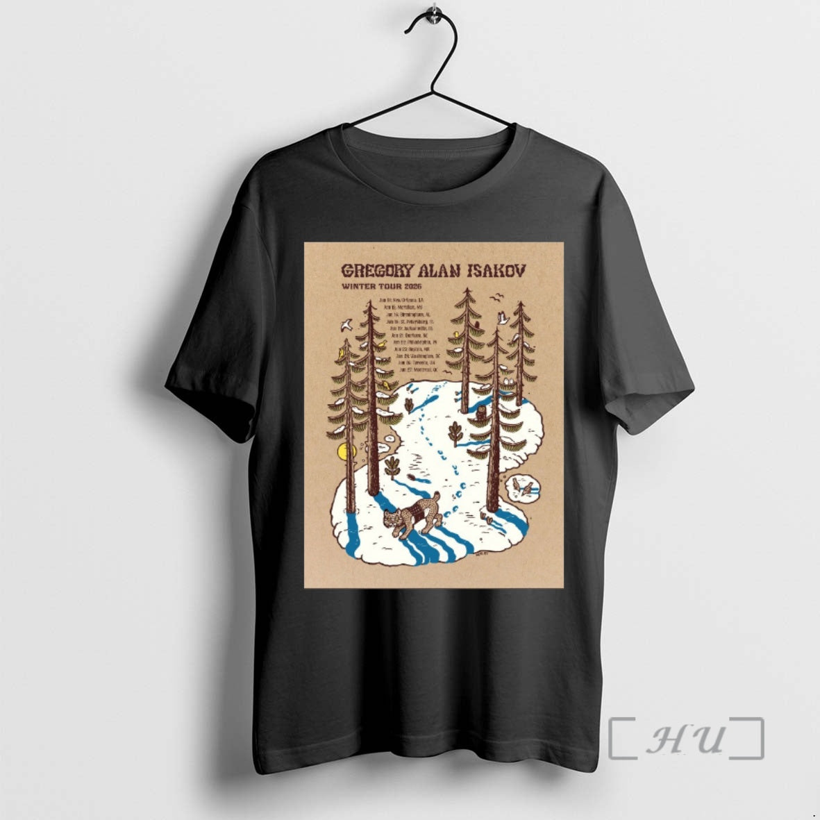 Officials Gregory Alan Isakov Winter Tour 2026 January 14 27 T-Shirts, Hoodie, Sweatshirt | DripVista.com
