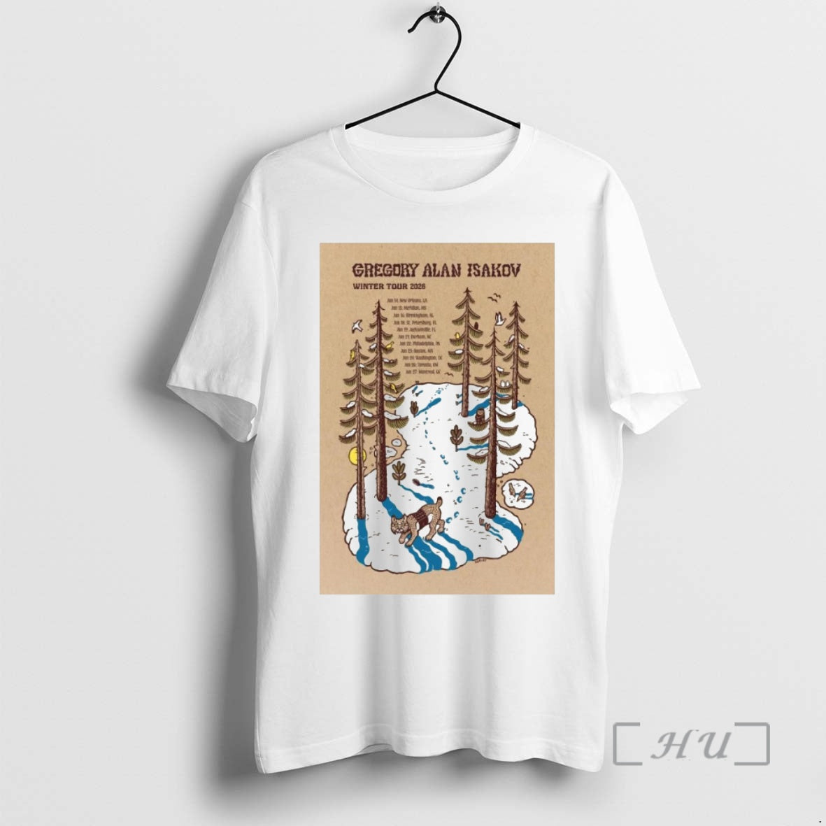 Officials Gregory Alan Isakov Winter Tour 2026 T-Shirts, Hoodie, Sweatshirt | DripVista.com