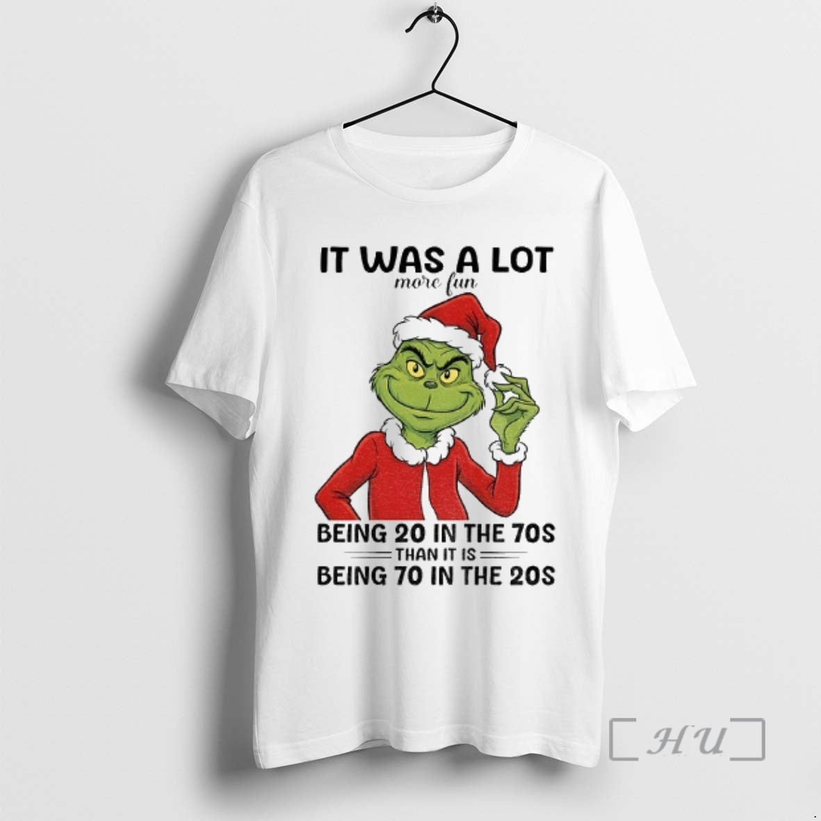 Officials Grinch Santa Hat If You Think Im Crazy Now Just Wait Until You Piss T-Shirts, Hoodie, Sweatshirt | DripVista.com
