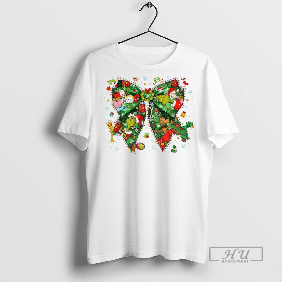Officials Grinch Bow Christmas Season Xmas Day 2025 T Shirt Sweatshirt Hoodies