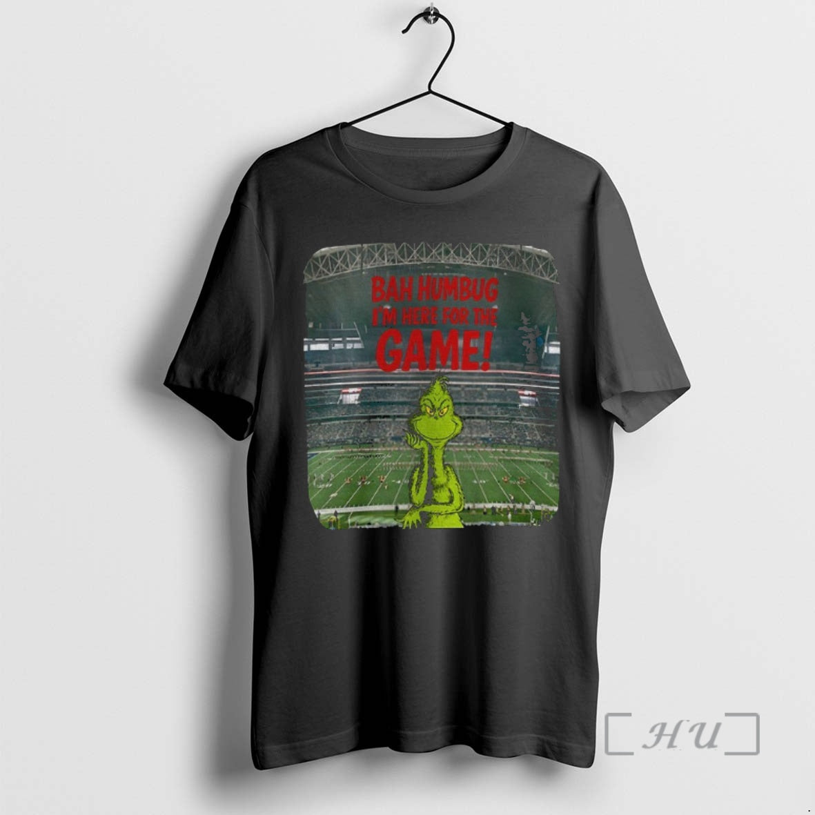 Officials Grinch Stadium Bah Humbug Im He For The Game Christmas Premium T Shirts Sweater Hoodie, Sweatshirt | DripVista.com