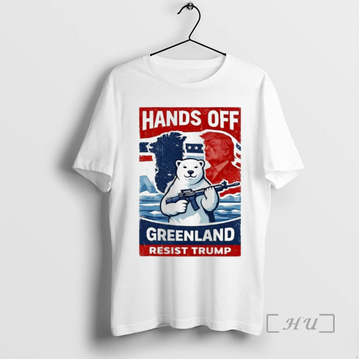Officials Hands Off Greenland Resist Trump Polar Bear T-Shirts, Hoodie, Sweatshirt | DripVista.com