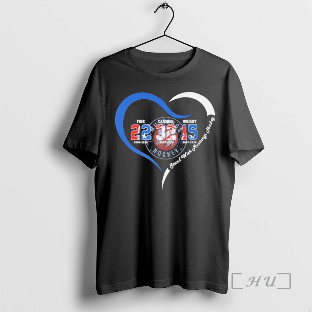 Officials Heart Fine Casorso Wright Stand With Mustangs Hockey T-Shirts, Hoodie, Sweatshirt | DripVista.com
