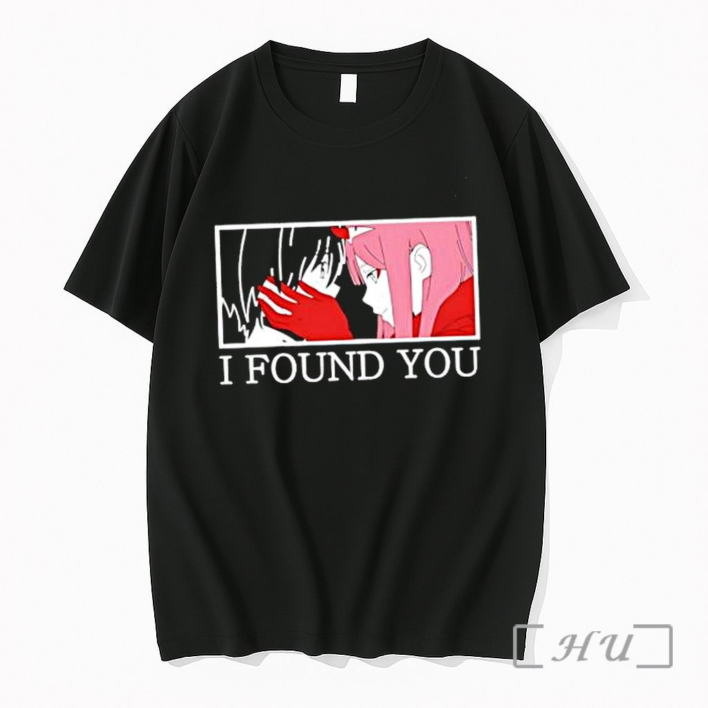 Officials Hiro And Zero Two Darling In The Franxx I Found You Premium T Shirts