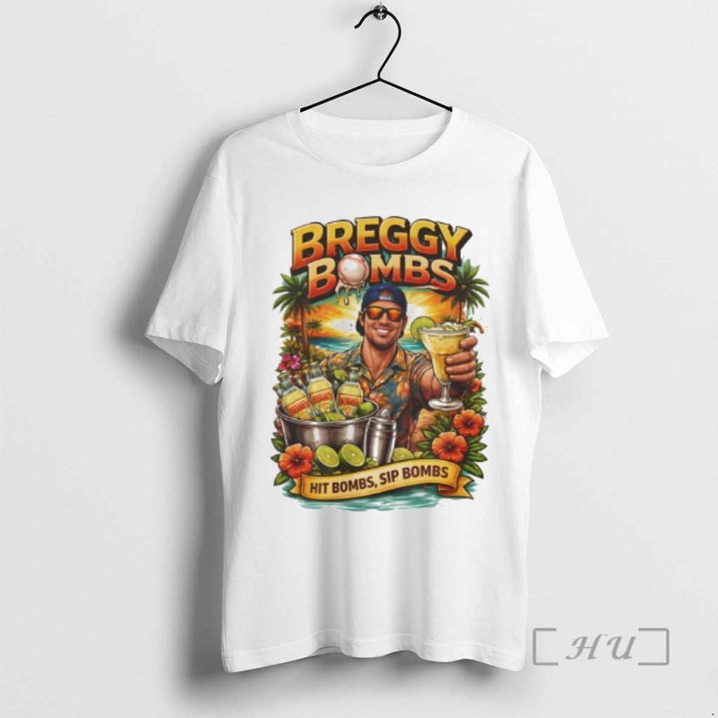 Officials Hit Bombs Sip Bombs Tropical Cocktail Breggy T-Shirts, Hoodie, Sweatshirt | DripVista.com