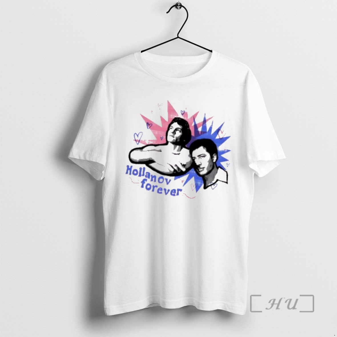 Officials Hollanov Forever Hearts Love Graphic T-Shirts, Hoodie, Sweatshirt | DripVista.com