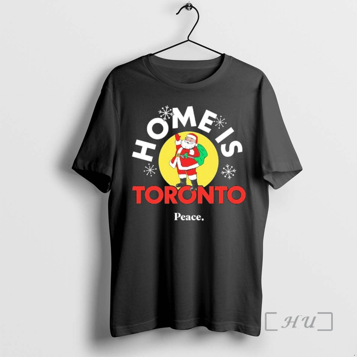 Officials Home Is Toronto Peace Santa T-Shirts, Hoodie, Sweatshirt | DripVista.com