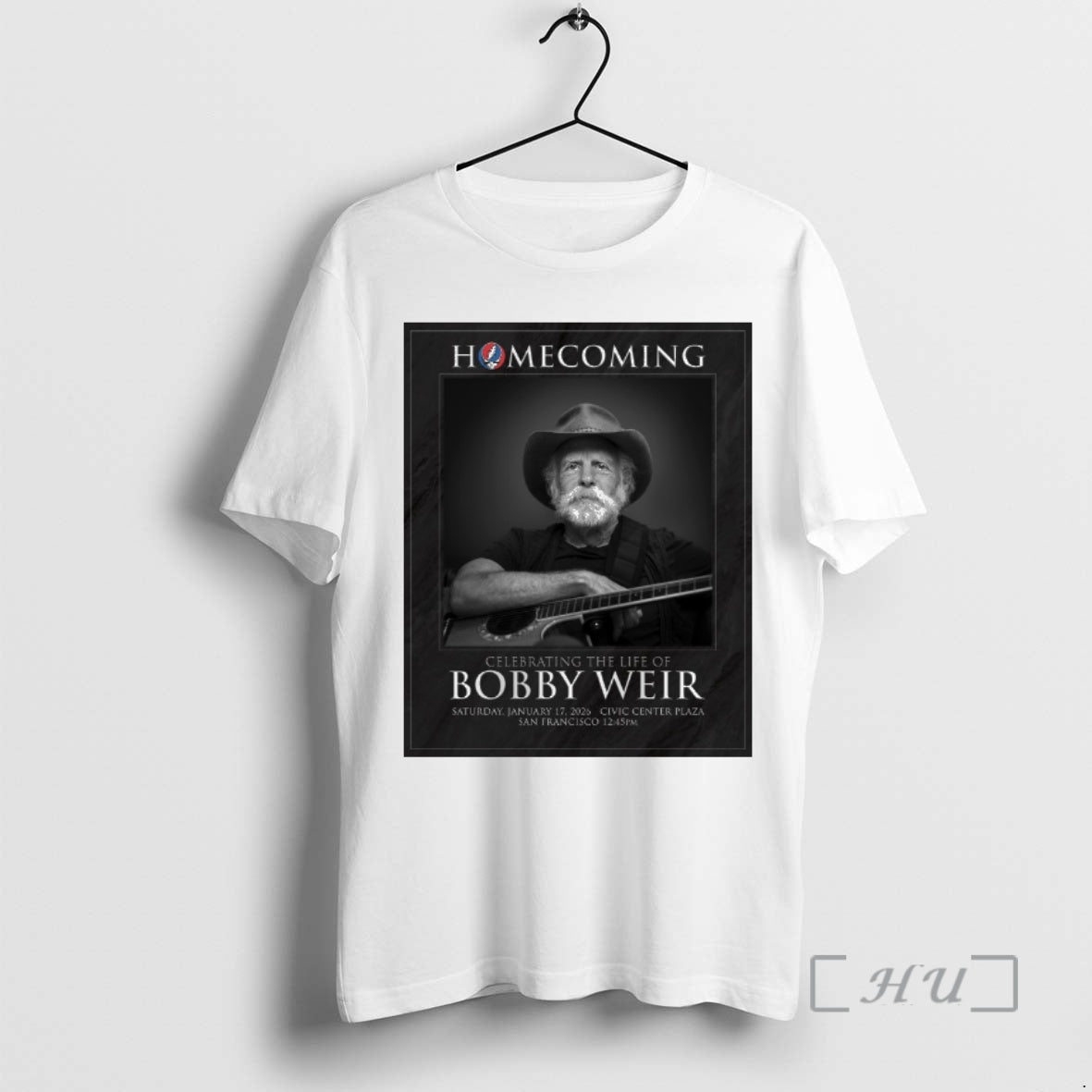 Officials Homecoming Celebrating The Life Of Bobby Weir January 17 2026 Civic Center Plaza Premium T-Shirts, Hoodie,...