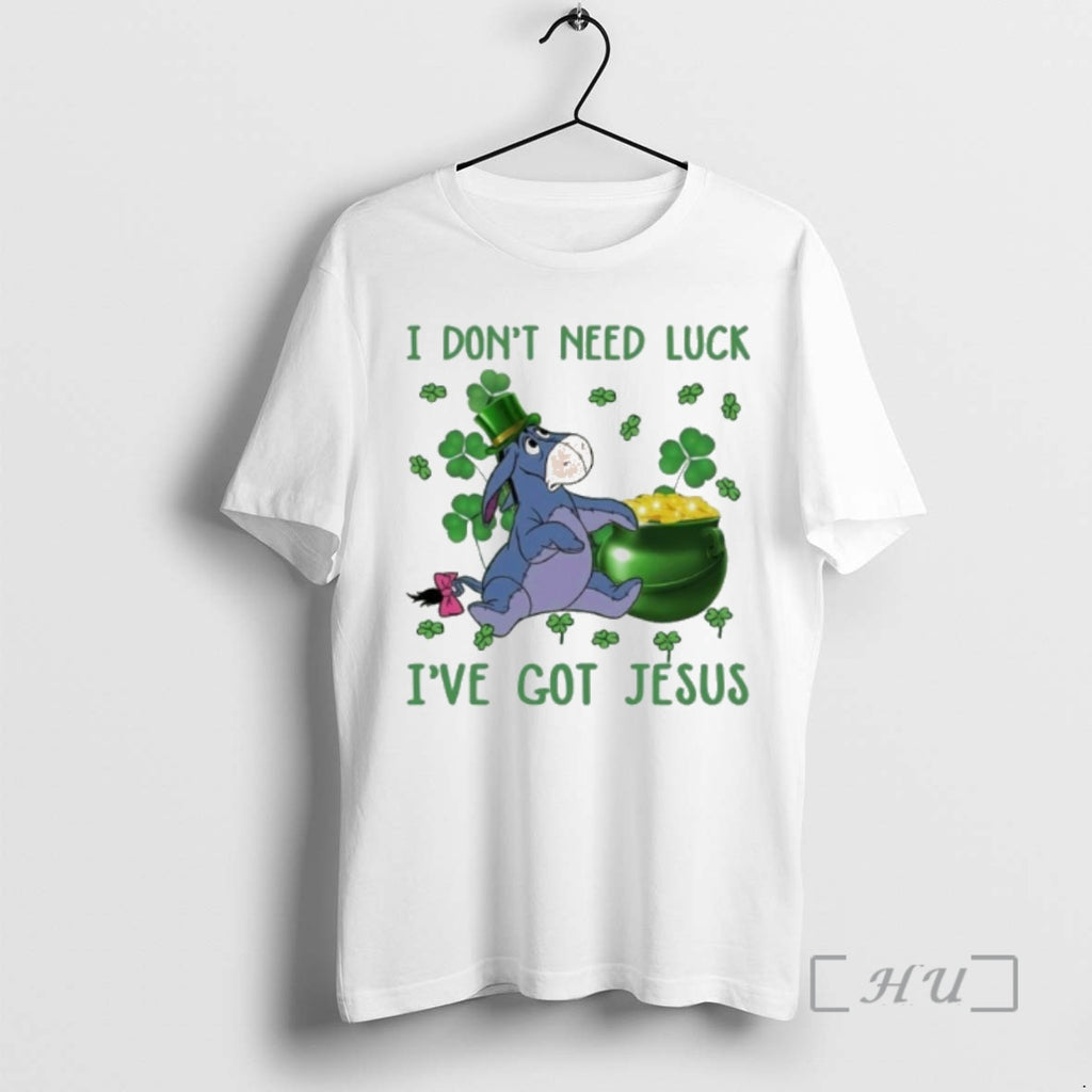 Officials I Dont Need Luck Ive Got Jesus T-Shirts, Hoodie, Sweatshirt | DripVista.com