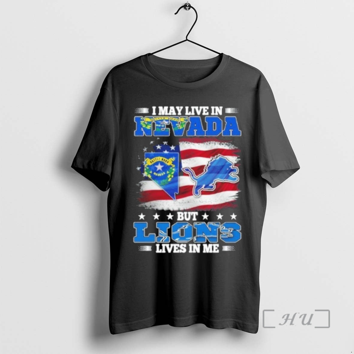 Officials I May Live In Nevada Flag But Lions Lives In Me Premium T Shirts Hoodie, Sweatshirt | DripVista.com