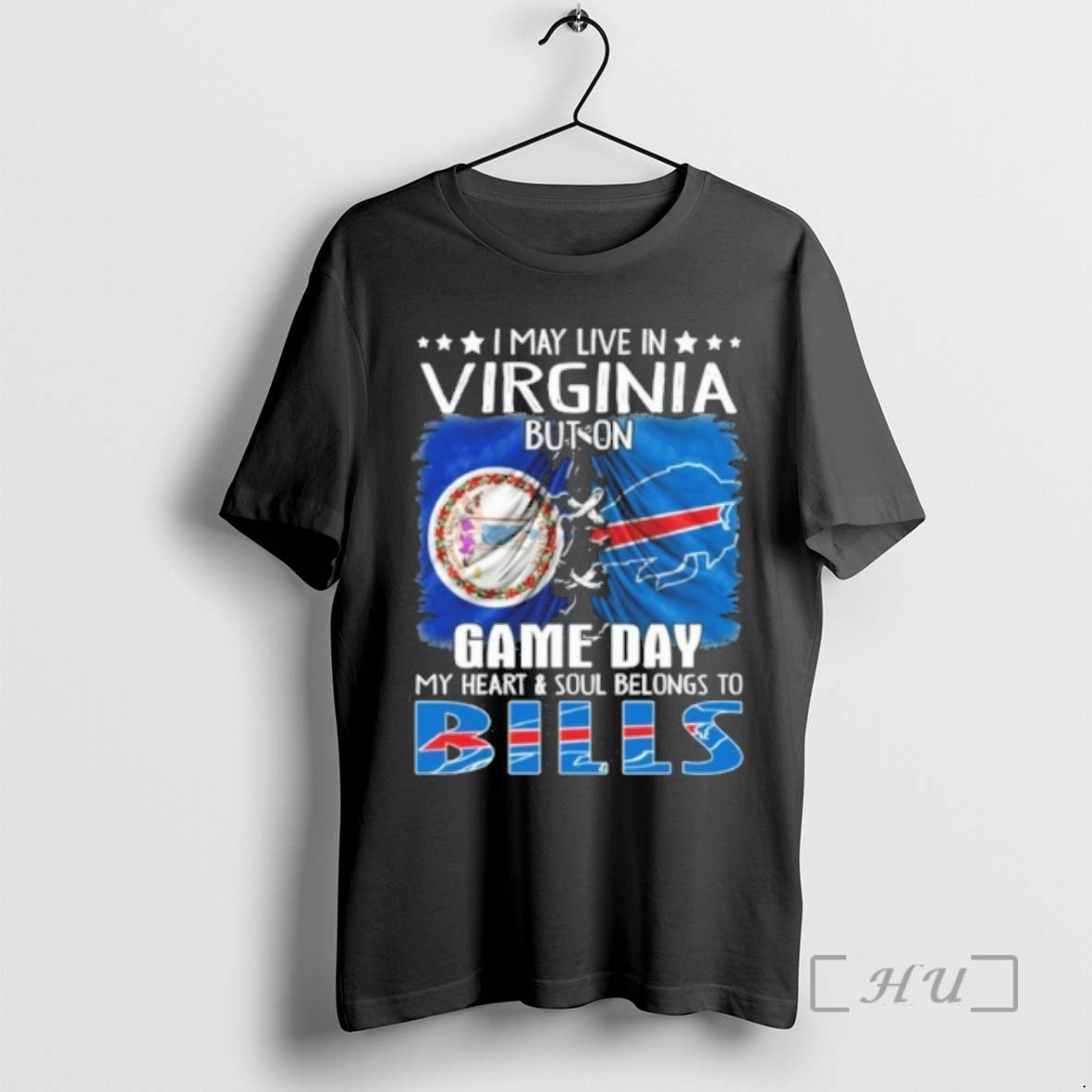 Officials I May Live In Virginia But On Game Day My Heart Soul Belong To T-Shirts, Hoodie, Sweatshirt | DripVista.com