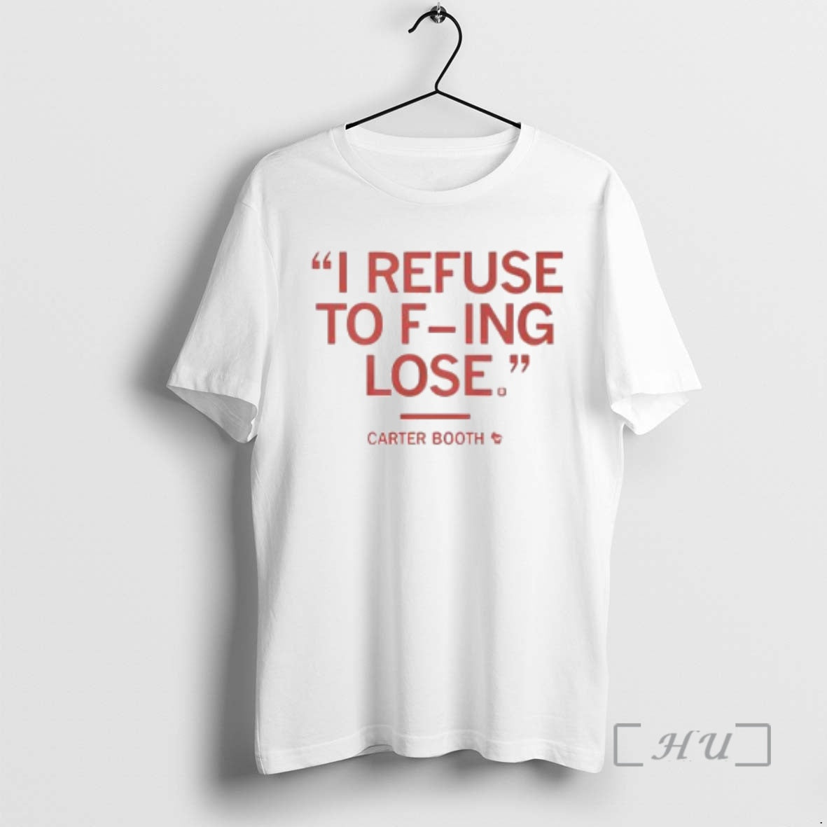 Officials I Refuse To Fucking Lose Carter Booth Circle White T-Shirts, Hoodie, Sweatshirt | DripVista.com