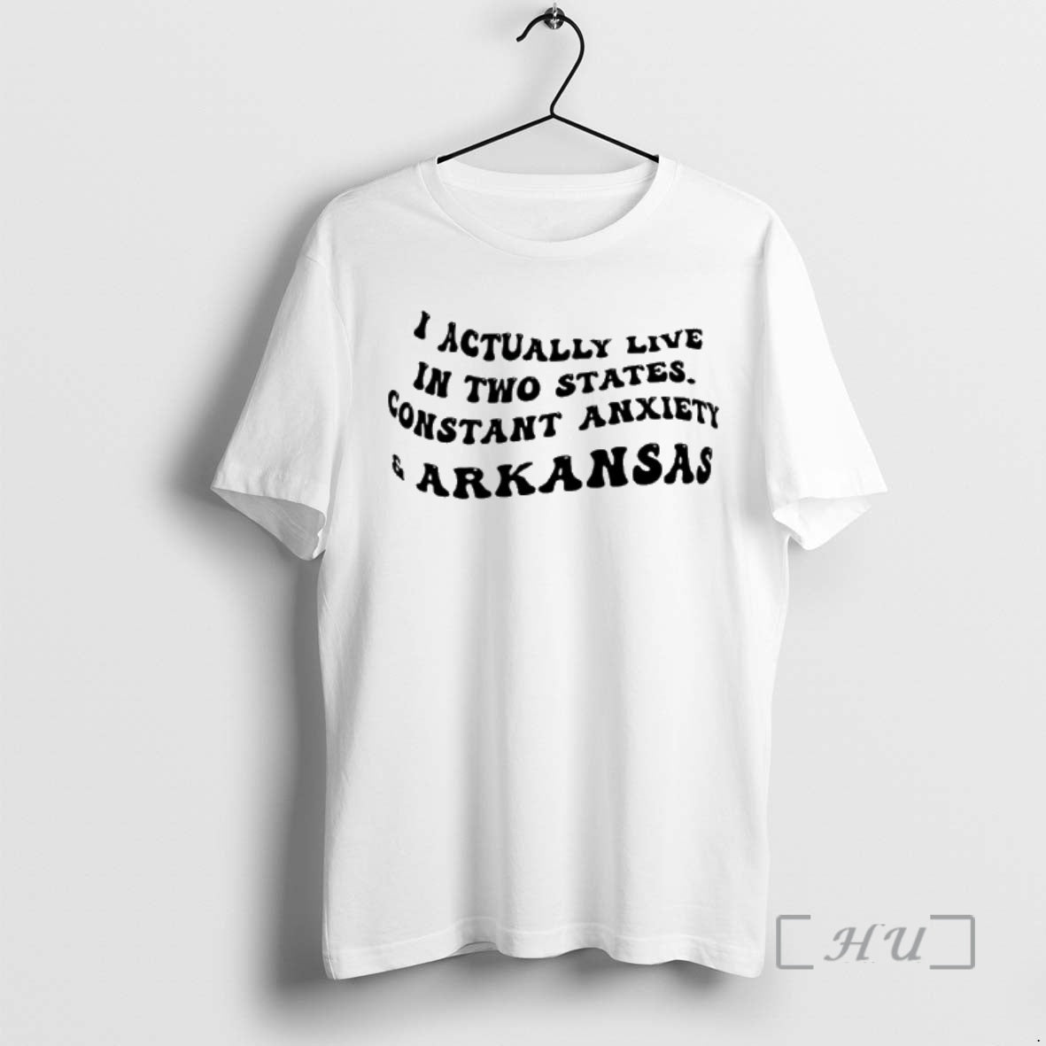 Officials I Actually Live In Two States Anxiety And Arkansas T-Shirts, Hoodie, Sweatshirt | DripVista.com