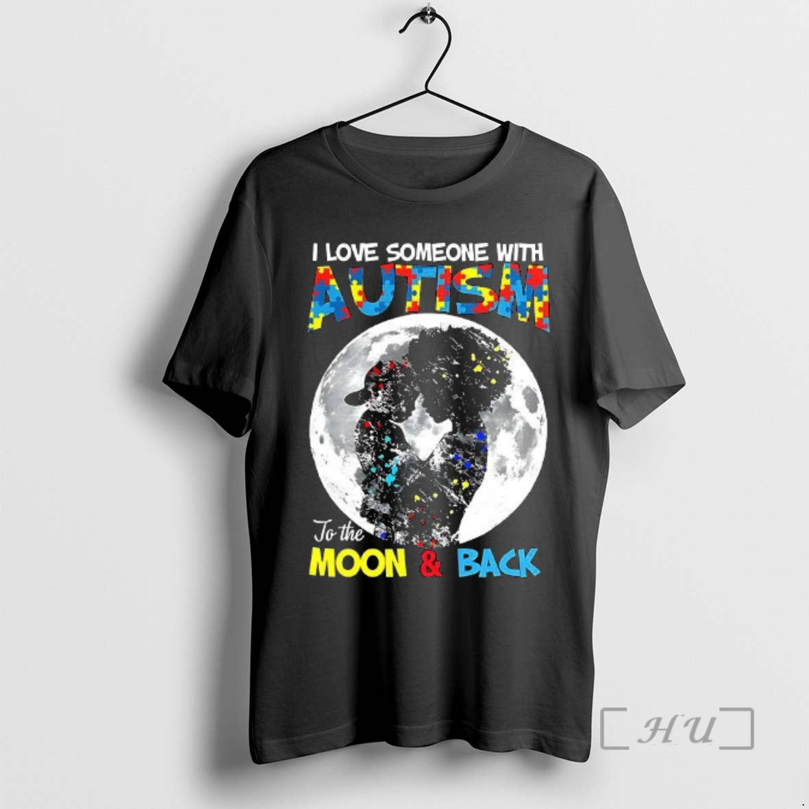 Officials I Love Someone With Autism To The Moon And Back Autism Awareness Premium T-Shirts, Hoodie, Sweatshirt