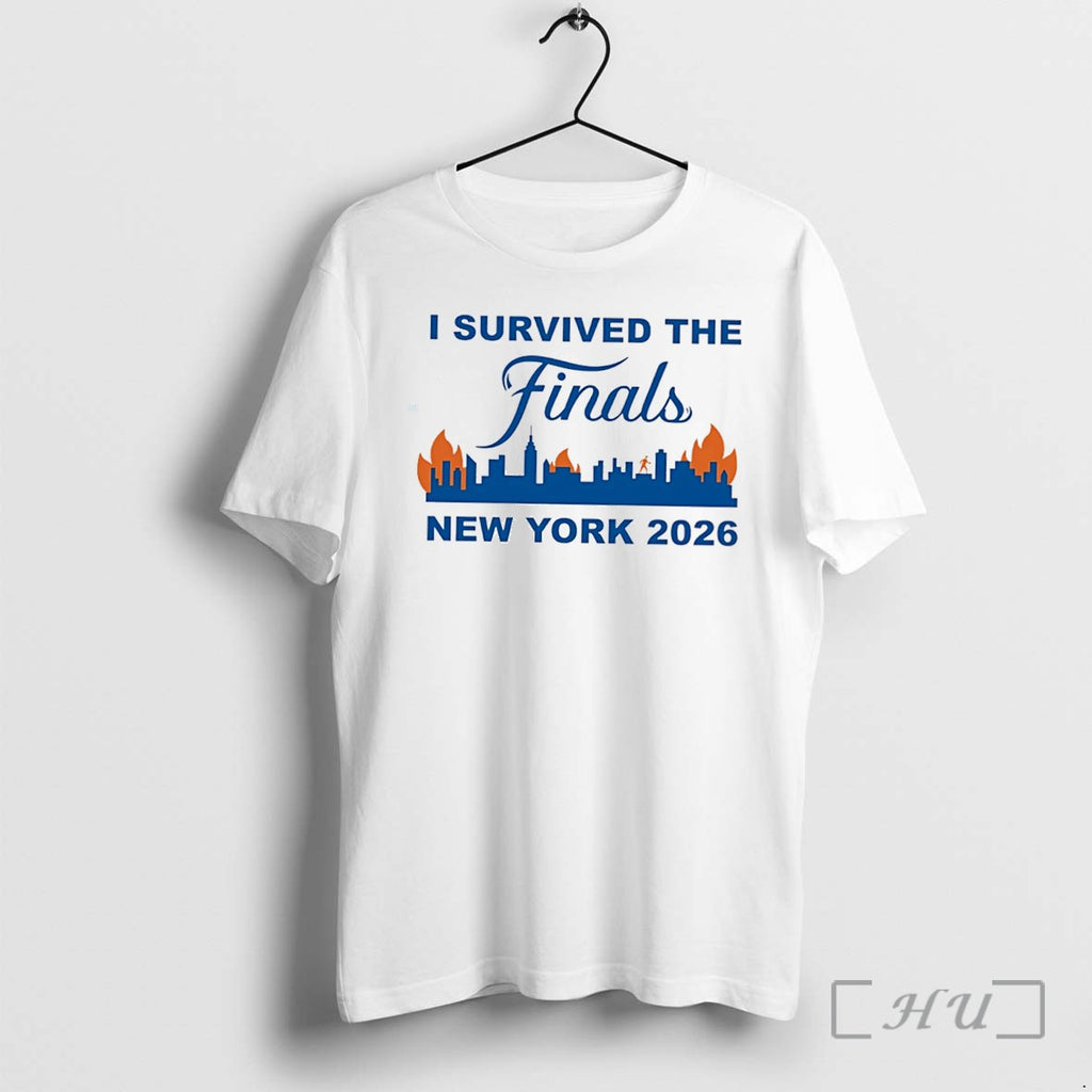 Officials I Survived The Finals New York 2026 Knicks Skyline Tee Premium T Shirts Sweater