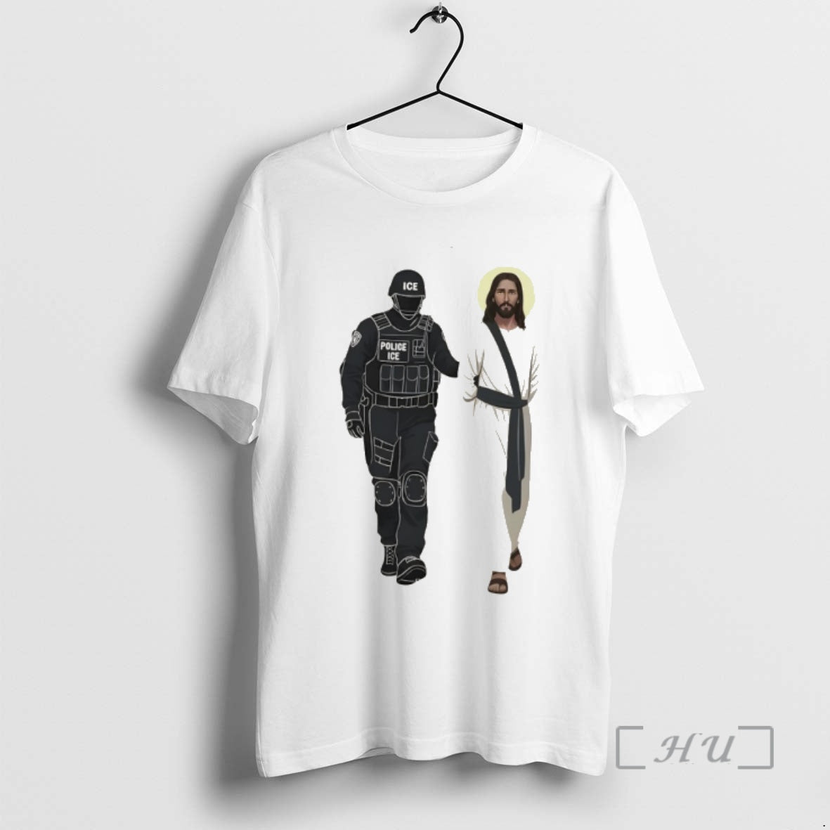 Officials Ice Arresting Deporting Jesus T-Shirts, Hoodie, Sweatshirt | DripVista.com