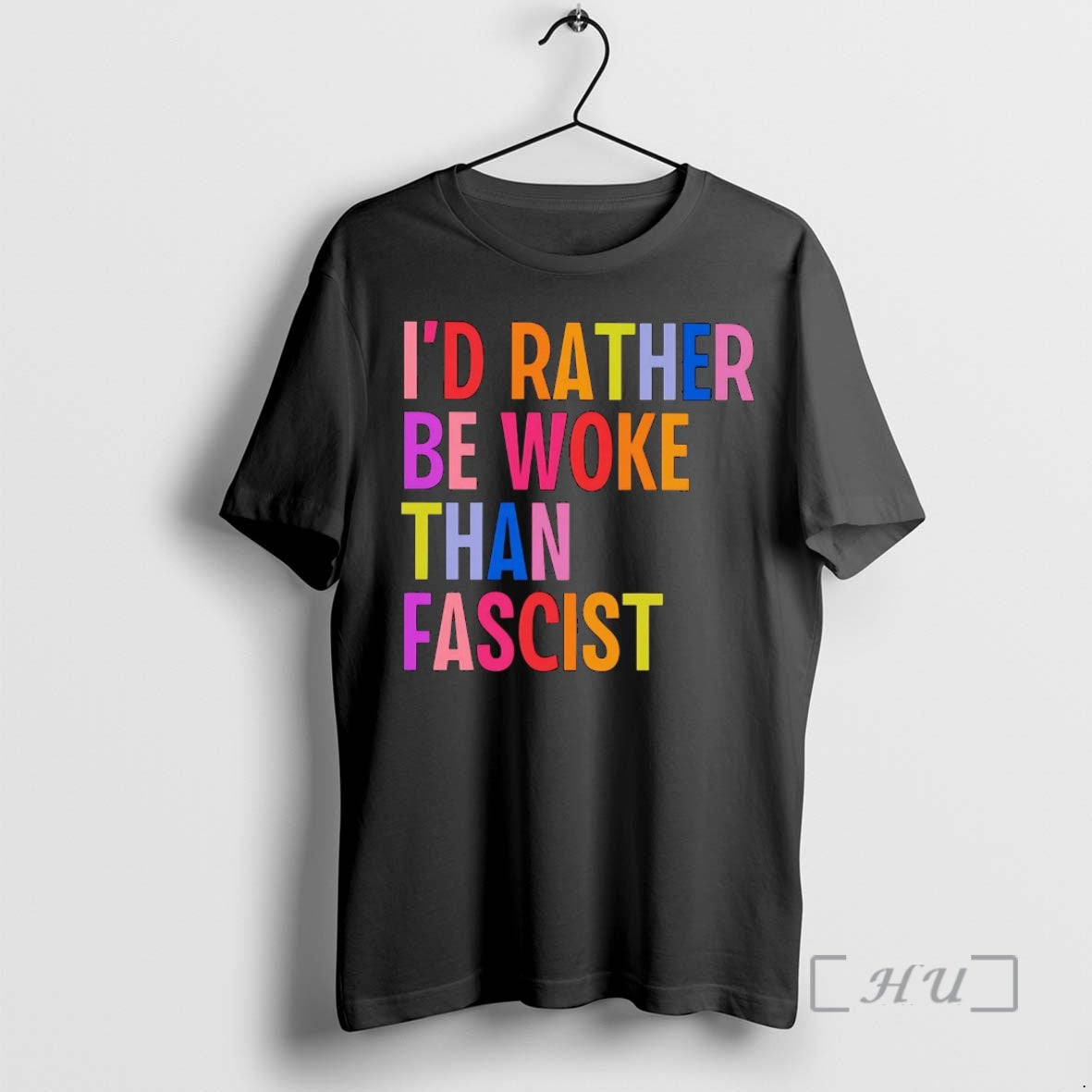 Officials Id Rather Be Woke Than Fascist T-Shirts, Hoodie, Sweatshirt | DripVista.com