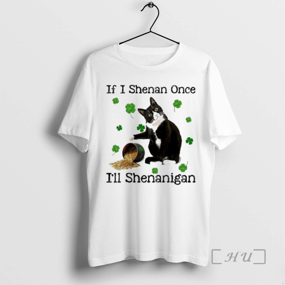 Officials If I Shenan Once Ill Shenanigan Black Cats T-Shirts, Hoodie, Sweatshirt | DripVista.com