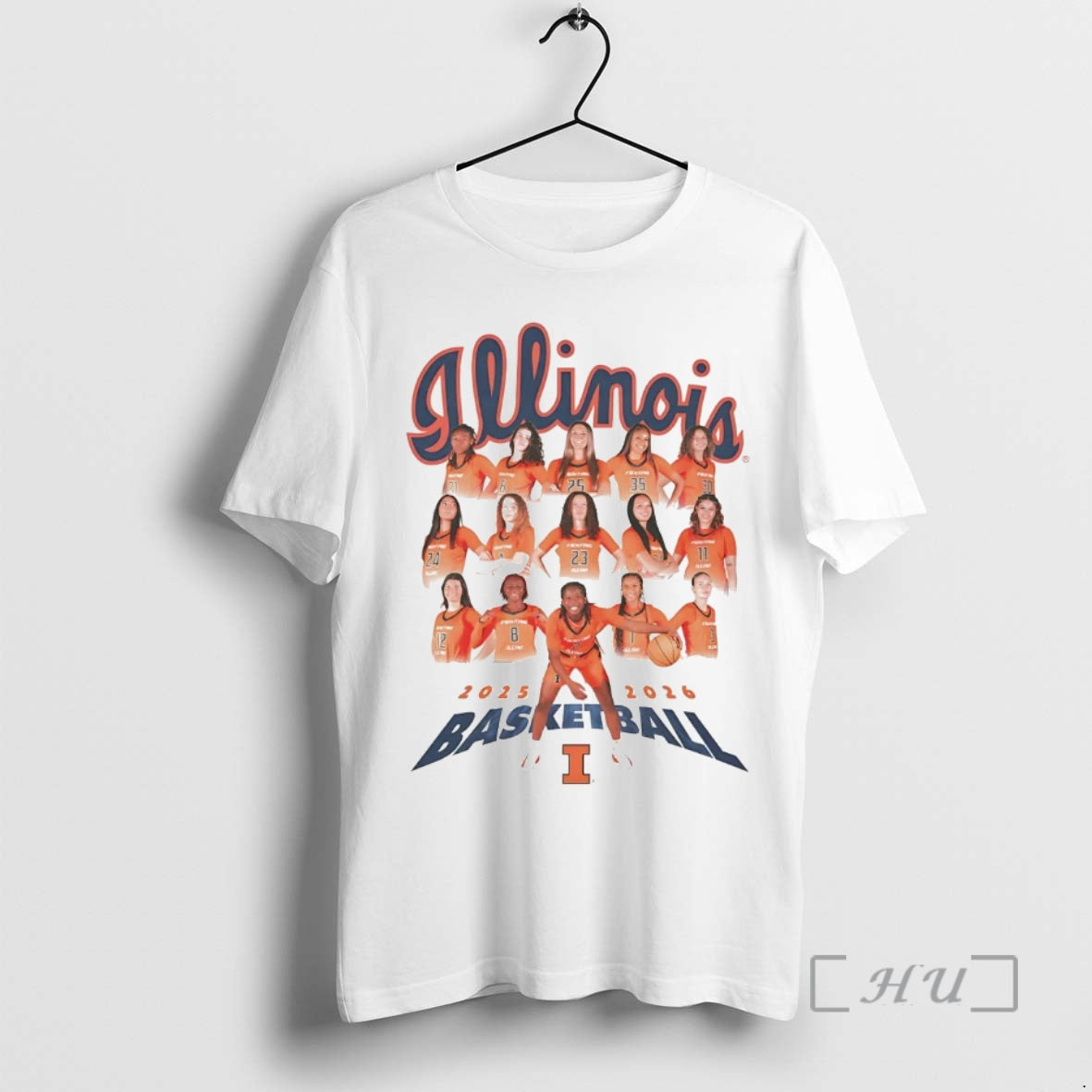 Officials Illinois Fighting Illini Womens Basketball Team 2026 T-Shirts, Hoodie, Sweatshirt | DripVista.com
