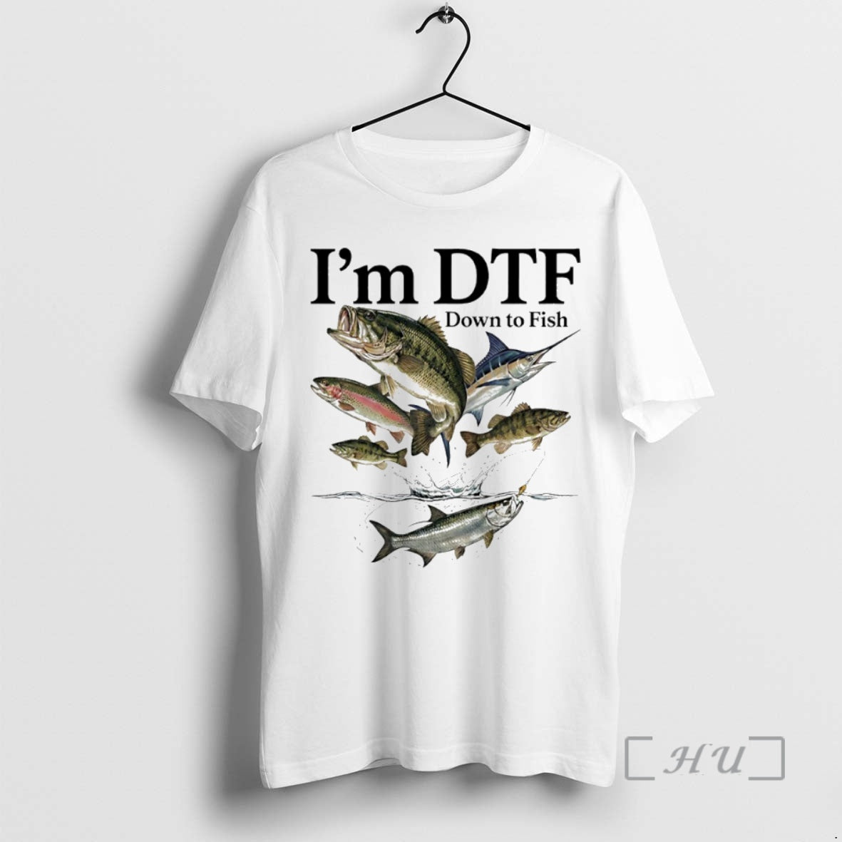 Officials Im Dtf Down To Fish Circle T-Shirts, Hoodie, Sweatshirt | DripVista.com