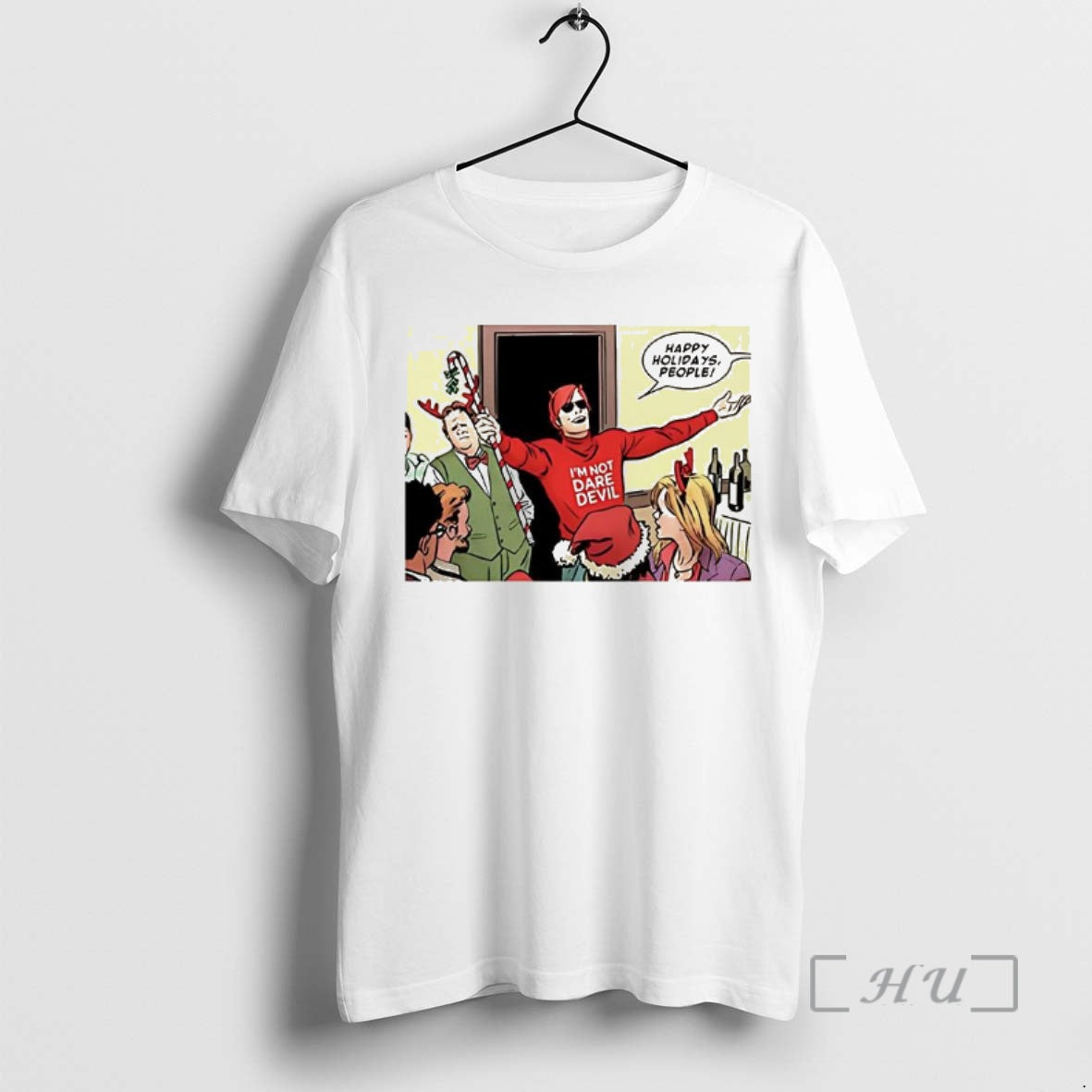 Officials Im Not Daredevil Happy Holiday People Comic Christmas T-Shirts, Hoodie, Sweatshirt | DripVista.com