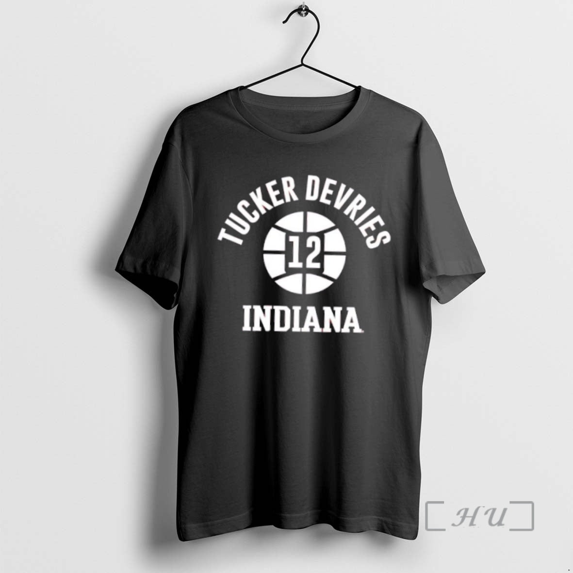 Officials Indiana Basketball Tucker Devries Name Number Ball 12 T-Shirts, Hoodie, Sweatshirt | DripVista.com