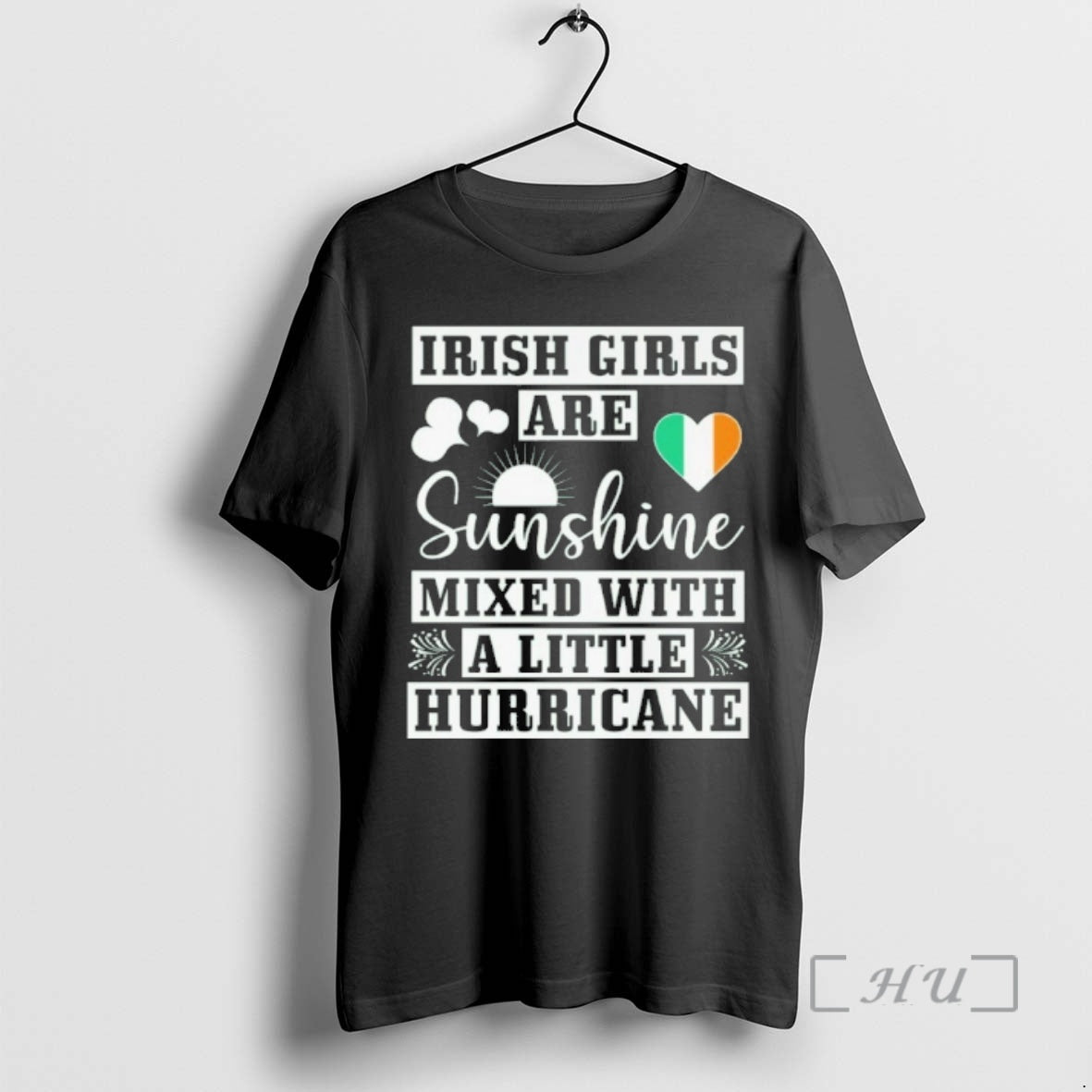 Officials Irish Girls Are Sunshine Mixed With A Little Hurricane T-Shirts, Hoodie, Sweatshirt | DripVista.com