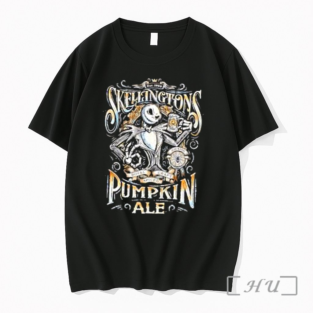 Officials Jack Skellington Nightmare Before Christmas Skellingtons Royal Craft Pumpkin Ale Premium T Shirts Sweater