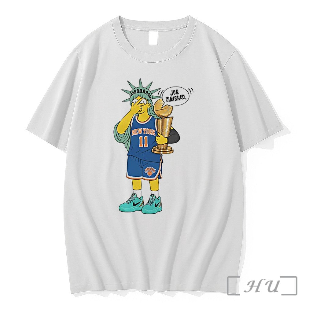 Officials Jalen Brunson X Bart Simpson Job Finished 2026 Nba Champions Premium T Shirts Sweater