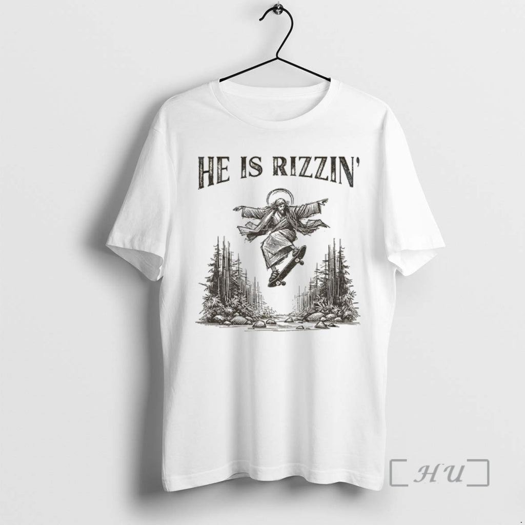 Officials Jesus Skateboarding He Is Rizzin Vintage T-Shirts, Hoodie, Sweatshirt | DripVista.com