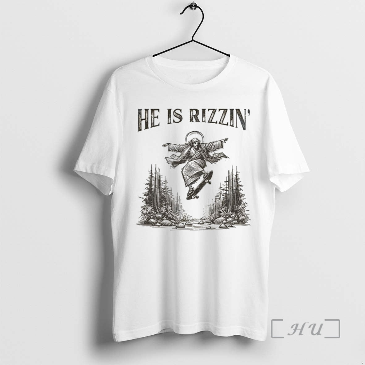 Officials Jesus Skateboarding He Is Rizzin Vintage T-Shirts, Hoodie, Sweatshirt | DripVista.com