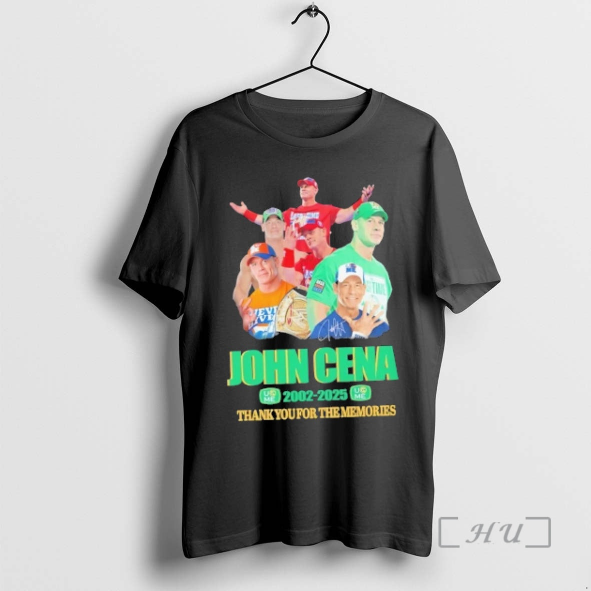 Officials John Cena 2002 2025 Thank You For The Memories Signature Premium T Shirts Sweater Hoodie, Sweatshirt