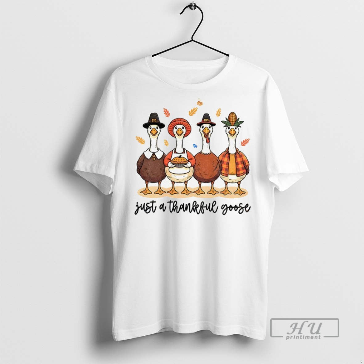 Officials Just A Thankful Goose Friendsgiving Thanksgiving T Shirt Sweatshirt Hoodies