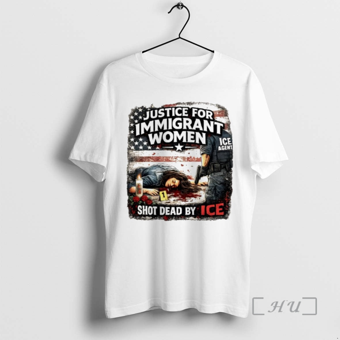 Officials Justice For Immigrant Women Shot Dead By Ice T-Shirts, Hoodie, Sweatshirt | DripVista.com