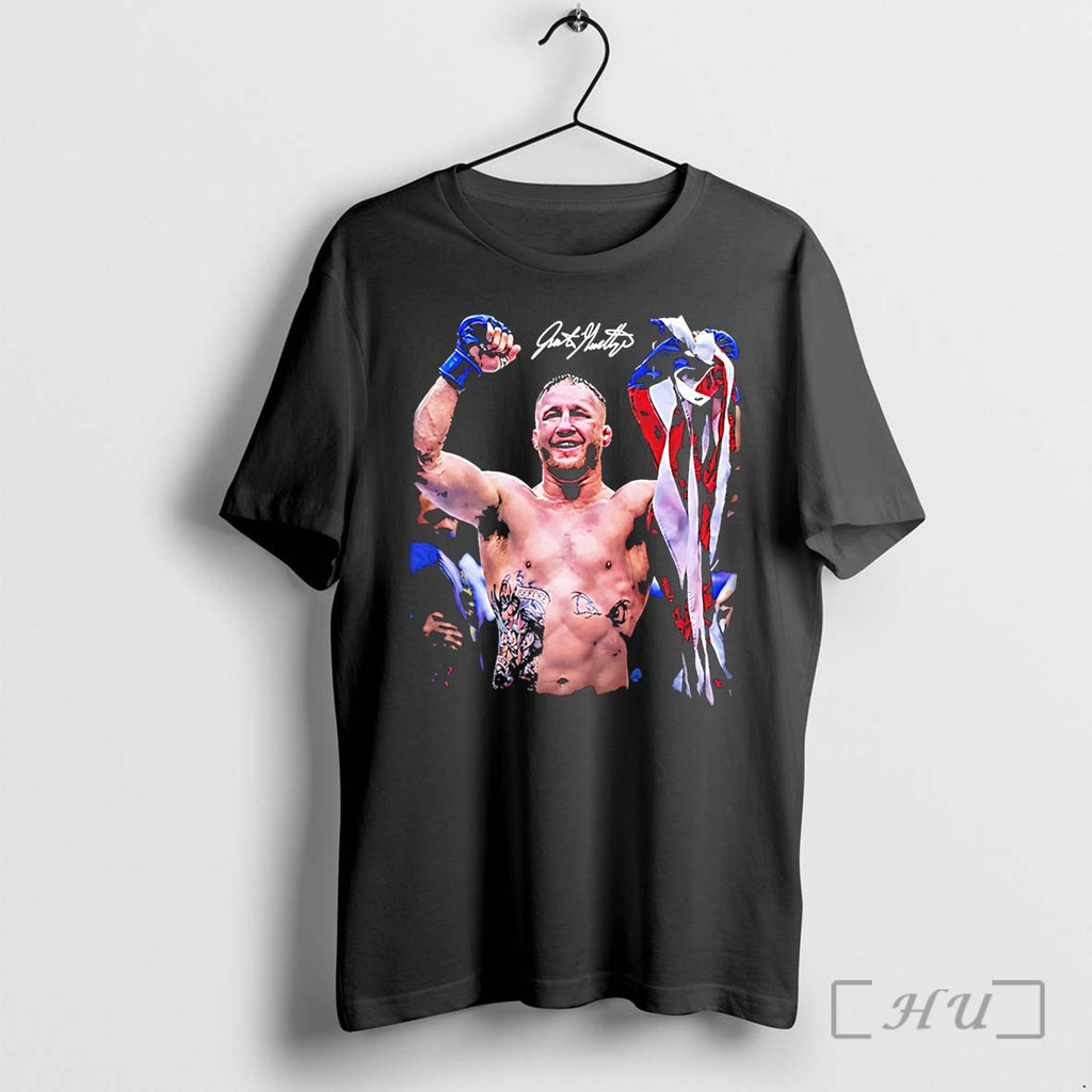 Officials Justin Gaethje Against All Odds 2026 Champions Vintage Tee